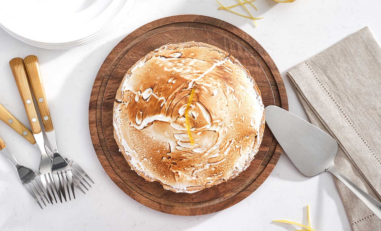 Tarte au citron et meringue