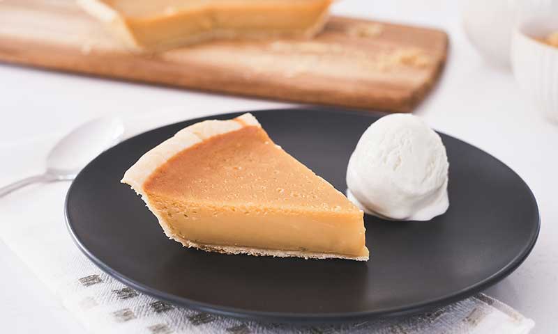 Tarte au sucre à la crème