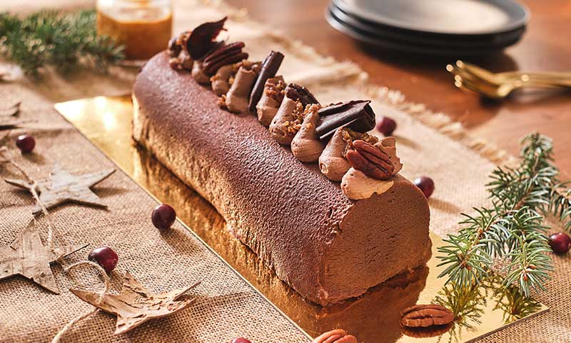 Bûche de Noël au chocolat