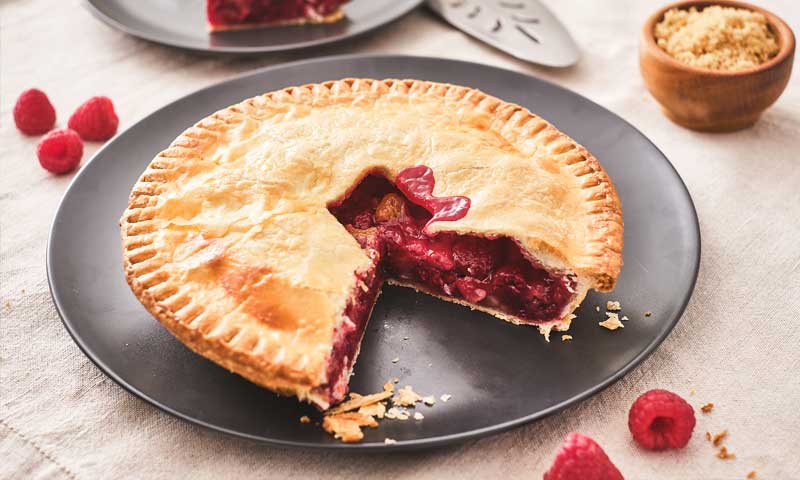 Tarte framboise et sucre